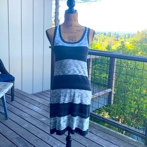 Light sweater dress, could be a long tank with leggings too